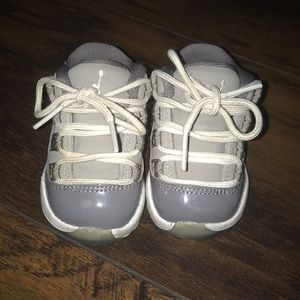 Boy’s toddler cool grey Jordan’s